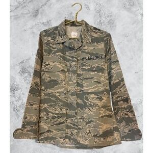 US Air Force ABU Tiger Stripe Digital Camo Utility Jacket Women 12L